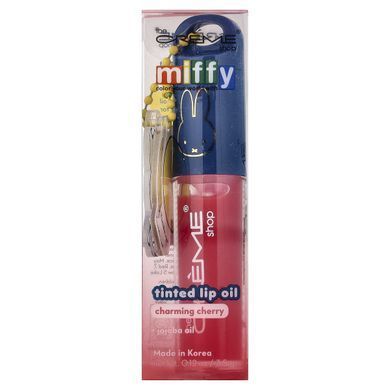 The Creme Shop, Miffy, Tinted Lip Oil, Charming Cherry, 0.12 oz (3.5 g)