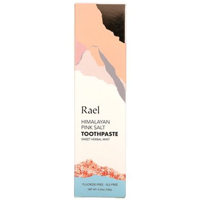 Rael, Зубная паста с гималайской розовой солью, сладкая травяная мята, 4,23 унции (120 г) купить в Киеве и Украине
