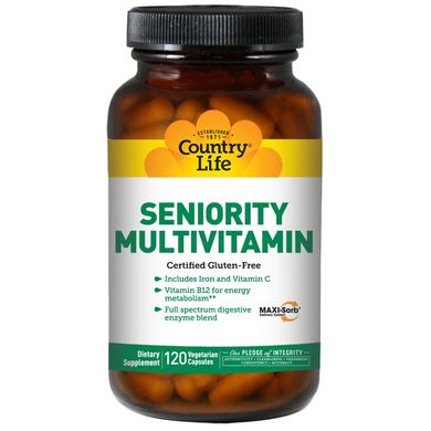 Мультивітаміни Country Life (Multivitamin) 120 капсул