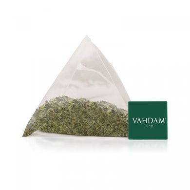 Green Tea, Mint Melody, Vahdam Teas, 15 Tea Bags, 30 g (1.06 oz)