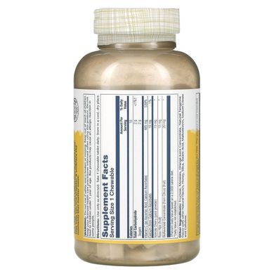 Вітамін С жувальний смак апельсина Solaray (Vitamin C) 500 мг 100 таблеток