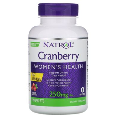 Журавлина екстракт Natrol (Cranberry) 250 мг 120 таблеток