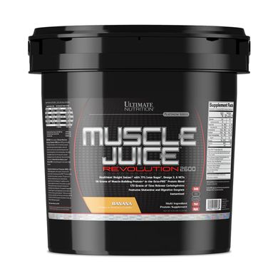 Muscle Juice Revolution 2600 - 5040g Banana Ultimate Nutrition купить в Киеве и Украине