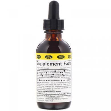 Складова трав'яна біотика для дітей, зі смаком лимона і лайма, Kids Herbs, Compound Herbal Biotic, Lemon-Lime Flavored, Eclectic Institute, 60 мл