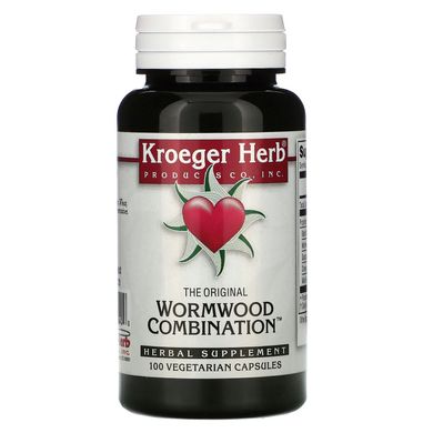 Екстракт полину, Kroeger Herb Co, 100 капсул в рослинній оболонці