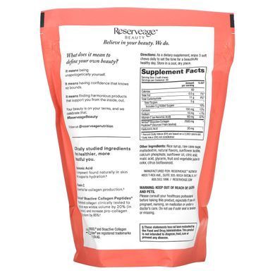 Collagen ReserveAge Nutrition (Collagen Replenish) 60 fruity flavored gummies.