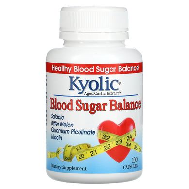 Часник баланс цукру в крові Kyolic (Aged Garlic Extract Wakunaga-) 100 кап