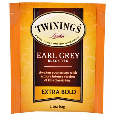 "Эрл Грей", черный чай, крепкий, Twinings, 20 чайных пакетиков, 1,41 унции (40 г) купить в Киеве и Украине