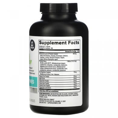 Daily Digestive Enzymes with Prebiotics + Probiotics, Zenwise Health, 180 Vegetarian Capsules