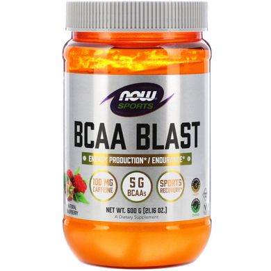 Амінокислоти ВСАА Now Foods Sport (BCAA Blast Sports) 600 г