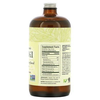 Лляна олія Flora (Flaxseed Oil) 946 мл