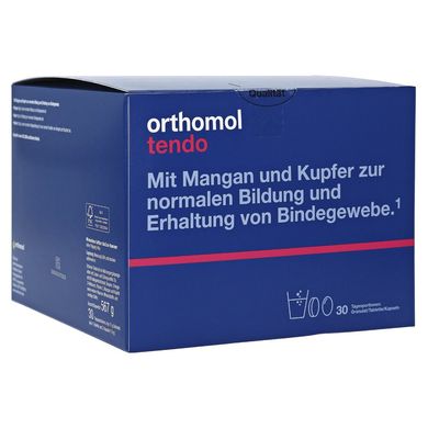 Orthomol Tendo, Ортомол Тендо 30 днів (порошок / таблетки / капсули)