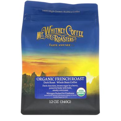 Кава в зернах французького обсмаження Mt. Whitney Coffee Roasters 340 г
