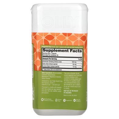 OLLY, Plant Powered Focus, 30 капсул