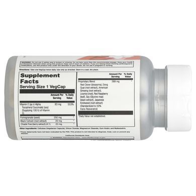 formula with phytoestrogen for support during menopause, 60 vegetarian capsules