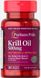 Червона олія криля, Red Krill Oil Active Omega-3, Puritan's Pride, 500 мг, 30 капсул фото