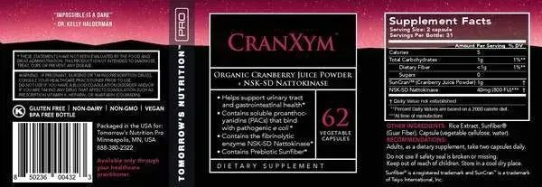 Cranberry Master Supplements (Cranxym) 62 capsules