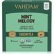 Green Tea, Mint Melody, Vahdam Teas, 15 Tea Bags, 30 g (1.06 oz)