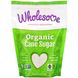 Органічний цукор, Випарений тростинний цукор, Wholesome Sweeteners, Inc, 16 унцій (454 г) фото