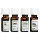 Aura Cacia, Набор для бодрости, жизнерадостные чистые эфирные масла, 4 бутылки по 0,25 жидких унций (7,4 мл) каждая фото