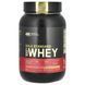 Сывороточный протеин банан с клубникой Optimum Nutrition (Gold Standard Whey) 909 г фото