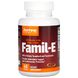 Витамин Е, Famil-E, Jarrow Formulas, 60 МЕ, 60 капсул фото