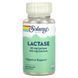 Лактаза Solaray ( Lactase) 40 мг 100 вегетарианских капсул фото