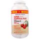 Ацерола зі смаком натуральних ягід American Health (Super Chewable Acerola Plus) 500 мг 300 жувальних пастилок фото