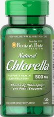 Натуральная хлорелла Puritan's Pride (Natural Chlorella) 500 мг 120 таблеток купить в Киеве и Украине
