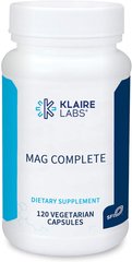 Магній Klaire Labs (Mag Complete) 120 вегетаріанських капсул