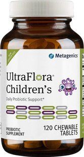 Дитячі вітаміни для травлення Metagenics (UltraFlora&nbsp;Children's) 120 жувальних таблеток
