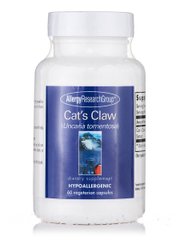 Котячий кіготь, Cat's Claw, Allergy Research Group, 60 вегетаріанських капсул