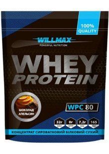 Whey Protein 80 Willmax 920 g шоколад-апельсин купить в Киеве и Украине