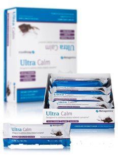 Батончики от стресса шоколад кокос Metagenics (Ultra Calm Chocolate Coconut Bar) 12 батончиков по 40 г купить в Киеве и Украине