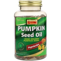 Тыквенное масло Health From The Sun (Pumpkin Seed Oil) 1000 мг 90 капсул купить в Киеве и Украине