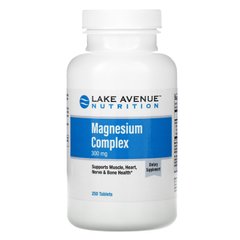 Магнієвий Комплекс, Magnesium Complex, Lake Avenue Nutrition, 300 мг, 250 таблеток