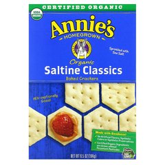 Класичний запечений крекер з морською сіллю Annie's Homegrown 184 м