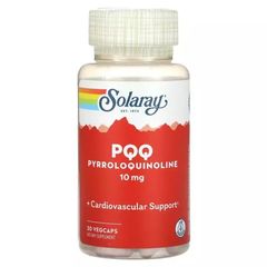 Пірролохінолін (PQQ) Solaray 10 мг 30 вегетаріанських капсул