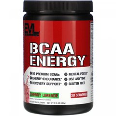 BCAA Energy, Напій з лаймовим соком з вишнею, EVLution Nutrition, 9,9 унцій (282 г)