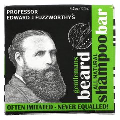 Professor Fuzzworthy's, Шампунь для бороды Gentlemans Beard с яблочным уксусом, 4,2 унции (120 г) купить в Киеве и Украине