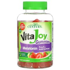 VitaJoy Melatonin жувальних цукерок, 21st Century, 5 мг, 120 жувальних цукерок