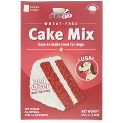 Печиво в асортименті без пшениці, для собак, червоний оксамит, зі смаком буряка, Puppy Cake, 9 унц (225 г)