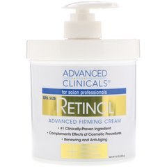 Ретинол крем зміцнювальний Advanced Clinicals (Retinol Advanced Firming Cream) 454 г