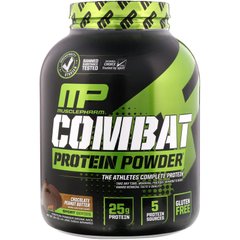 Білковий порошок Combat Protein Powder, зі смаком шоколаду і арахісового масла, MusclePharm, 1,81 кг