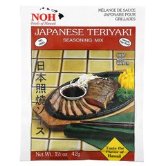 Суміш приправ японського теріяки, Japanese Teriyaki Seasoning Mix, 1 NOH Foods of Hawaii, 42 г