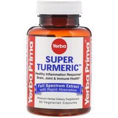 Куркума Yerba Prima (Super Turmeric) 450 мг 60 капсул купить в Киеве и Украине
