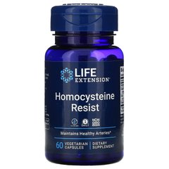 Підтримка рівня гомоцистеїну, Homocysteine Resist, Life Extension, 60 рослинних капсул