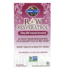 Ресвератрол Garden of Life (RAW Resveratrol) 60 капсул