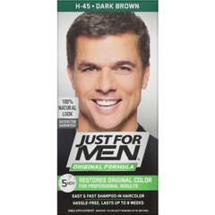 Мужская краска для волос Original Formula, оттенок темно-коричневый H-45, Just for Men, одноразовый комплект купить в Киеве и Украине