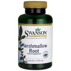 Корінь алтея, Marshmallow Root, Swanson, 500 мг, 90 капсул